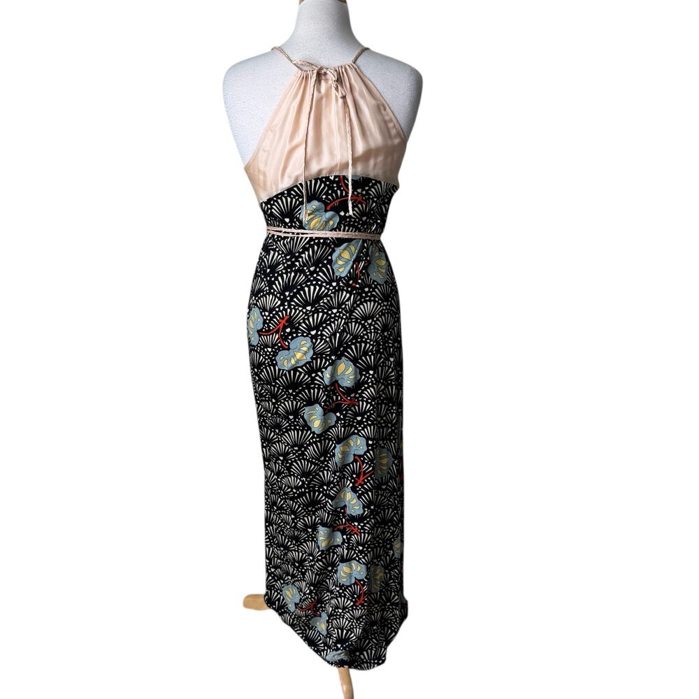 HOSS INTROPIA Printed Halter Maxi Dress Size Small - Picture 3 of 9